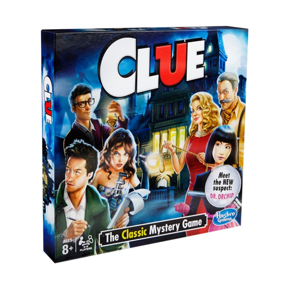 Clue Hasbro Gaming New Suspect Dr. Orchid BNIB Factory Sealed
